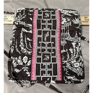 Vera Bradley ‎ Imperial Toile Tri Fold Crossbody Clutch